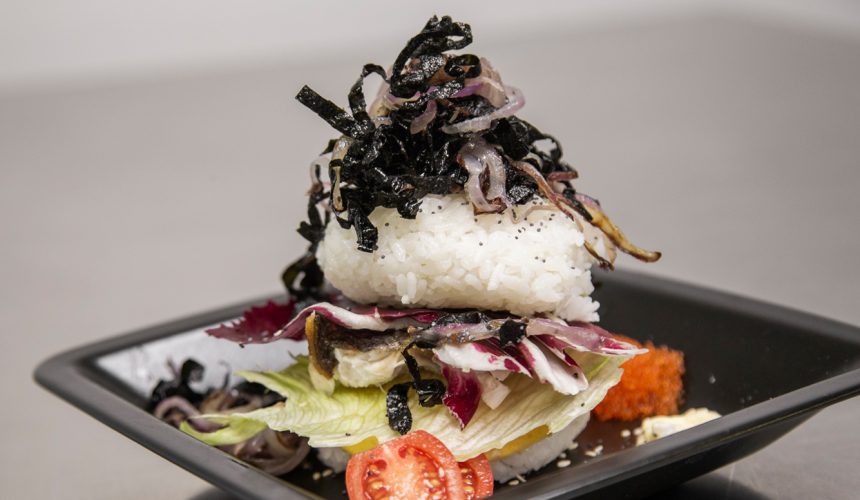 HAPO Fish from Greece Giornata Internazionale del Sushi Sushi burger