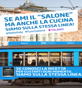 Beko: campagna per il Salone del Mobile