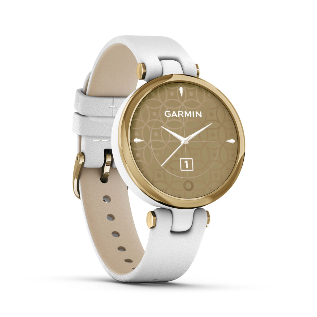 Garmin LILY Classic Gold White Leather 12