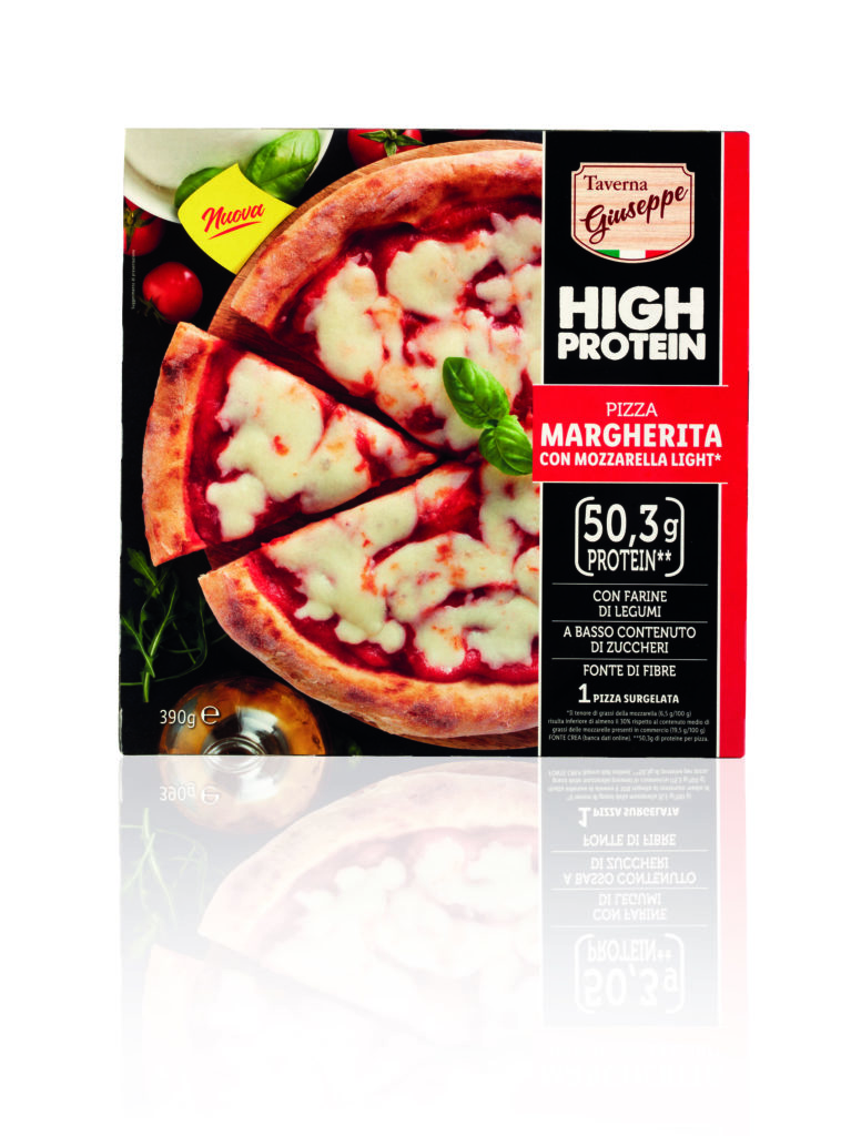 LIDL pizza proteica con mozzarella light