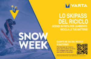 Snow Week 2023 Varta e il riciclo