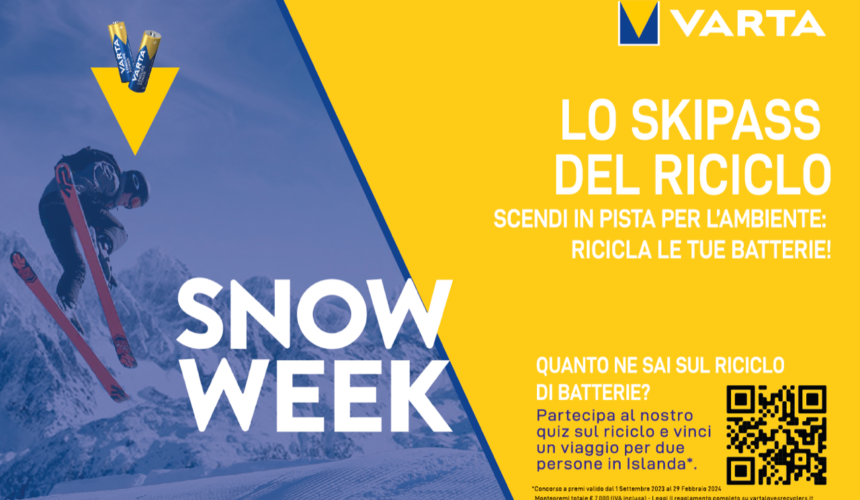 Snow Week 2023 Varta e il riciclo