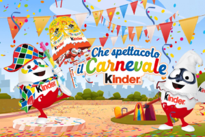 Carnevale Kinder con la Pentolaccia