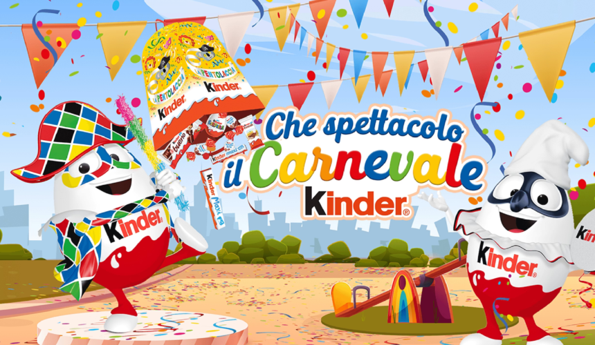 Carnevale Kinder con la Pentolaccia