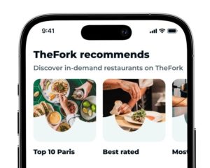 La nuova app di TheFork con Intelligenza Artificiale