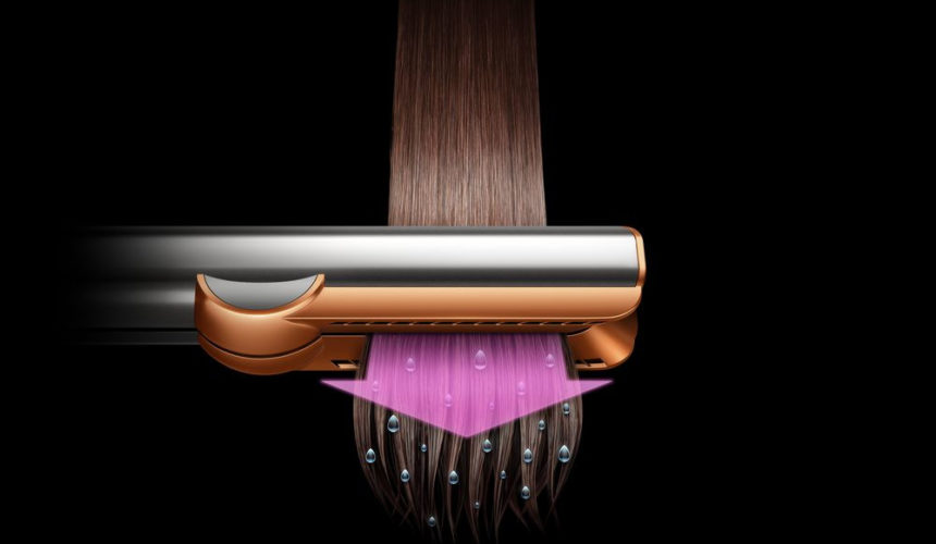 La piastra per capelli Dyson Airstrait