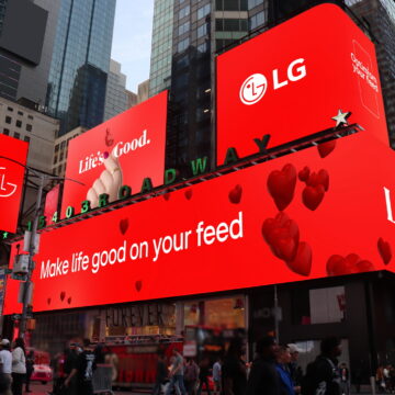 LG lancia la campagna global “Optimism your feed”