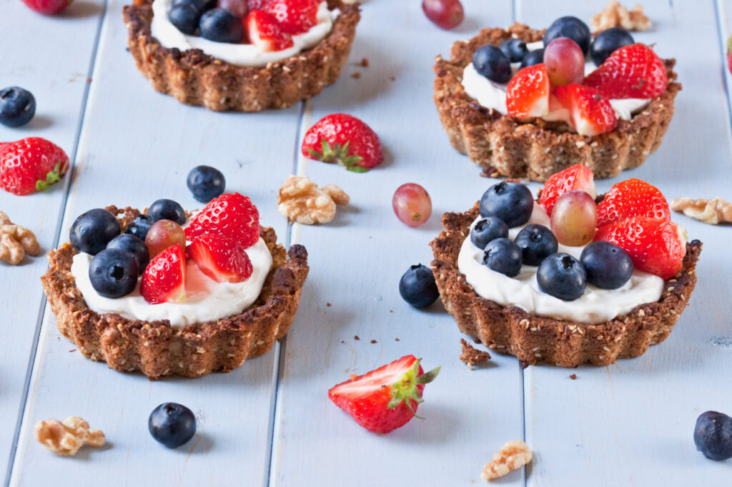 Yogurt e kefir Arborea Crostata yogurt e fragole