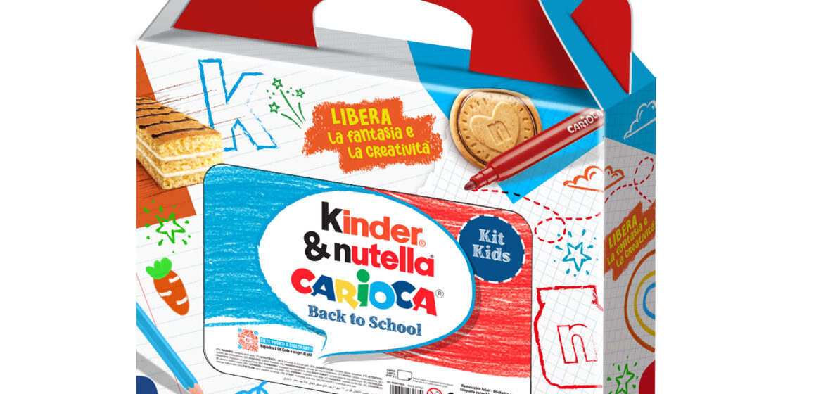 Rientro a scuola divertente con Kinder, Nutella e carioca