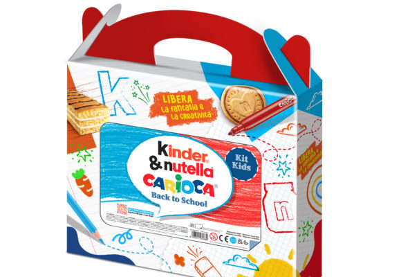 Rientro a scuola divertente con Kinder, Nutella e carioca