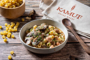 Giornata Mondiale dell'Alimentazione: KAMUT_pasta risottata con fagioli e funghi trifolati_1