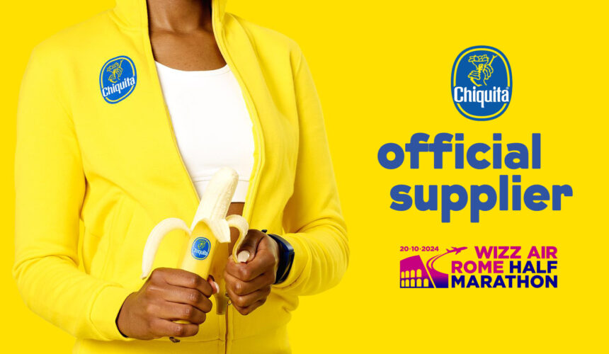 Chiquita è official supplier della Wizz Air Rome Half Marathon 2024