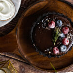 Cheesecake yogurt di capra e cioccolato