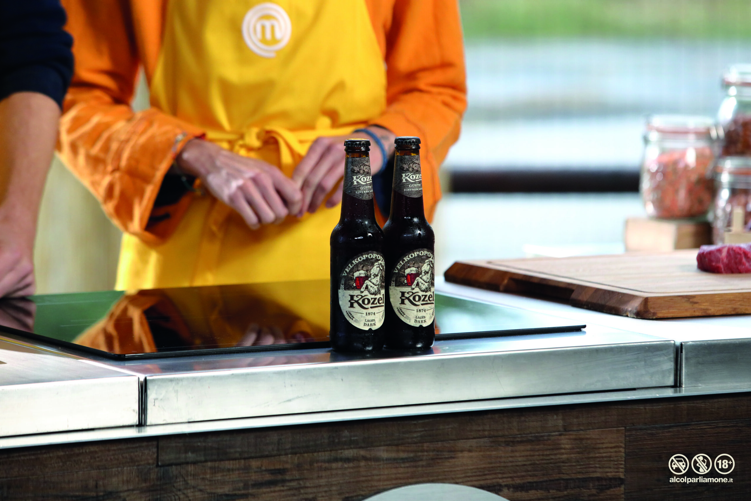 Kozel è partner birra di MasterChef Italia