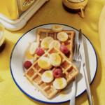 Waffle vegani con banane Chiquita