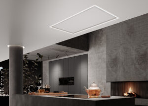 Heaven Pearl White: la cappa ceiling che ridefinisce il concetto di leggerezza in cucina