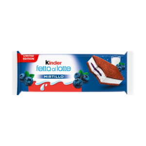 Kinder Fetta al Latte al Mirtillo in limited edition