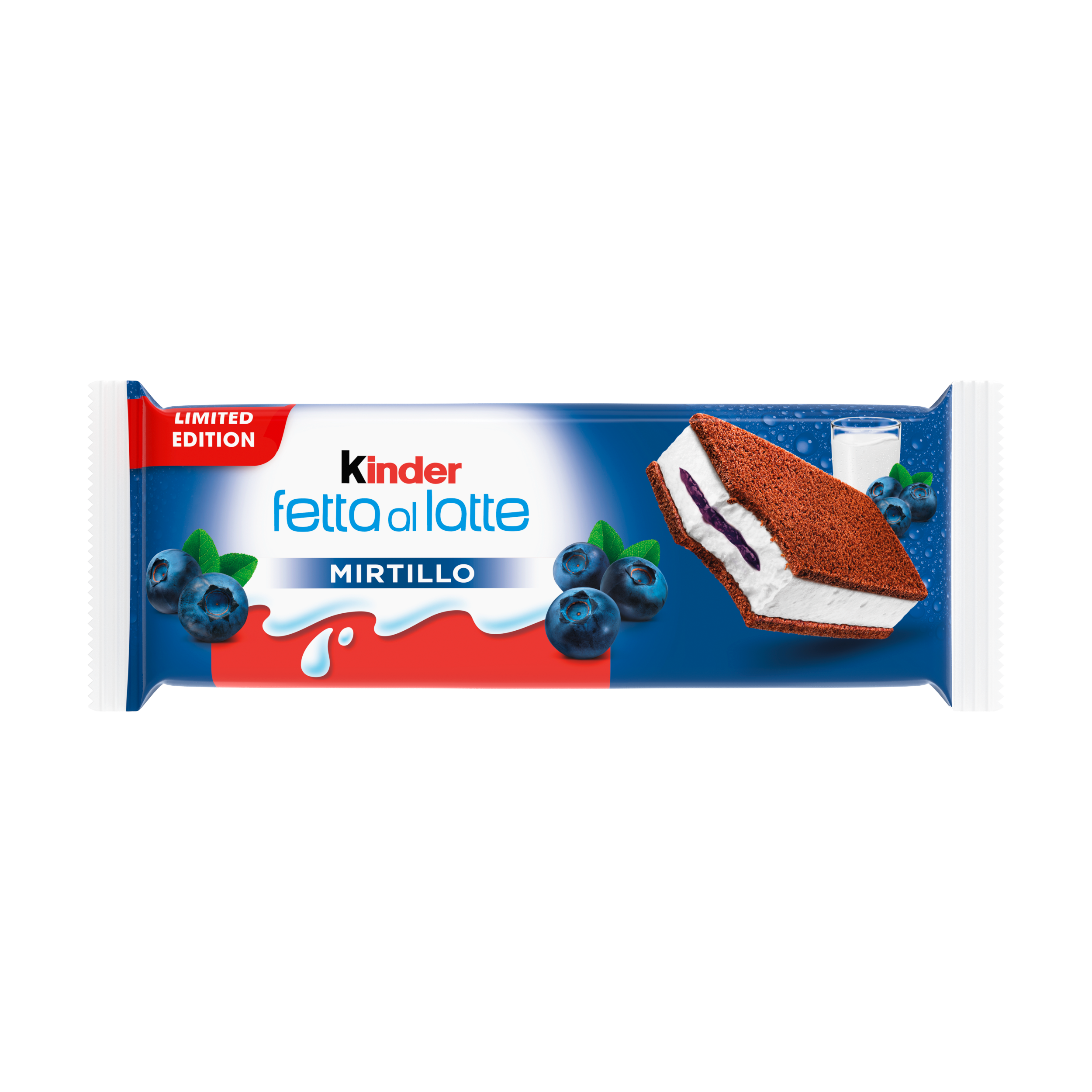 Kinder Fetta al Latte al Mirtillo in limited edition